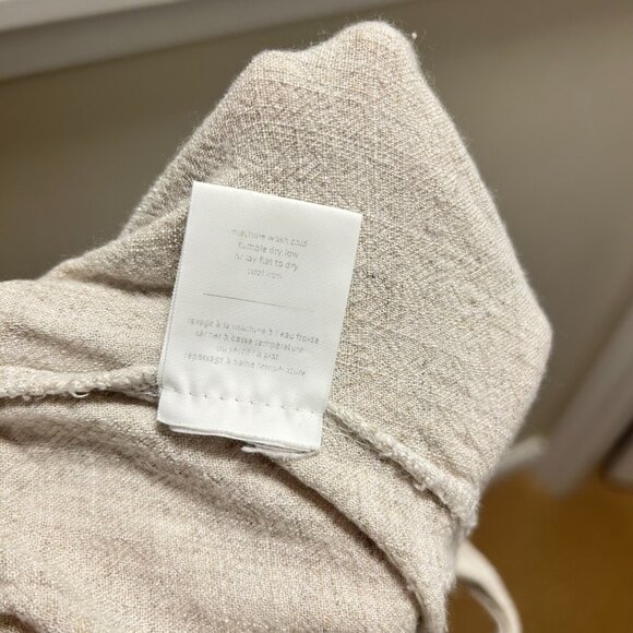 OAK + FORT Elastic Waist Pants Beige - Picture 7 of 12